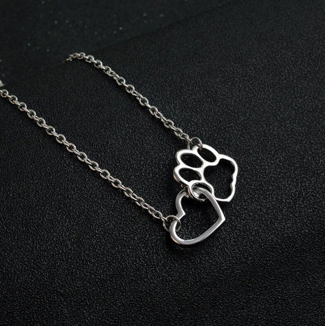 Forever Connected Heart Paw Bracelet