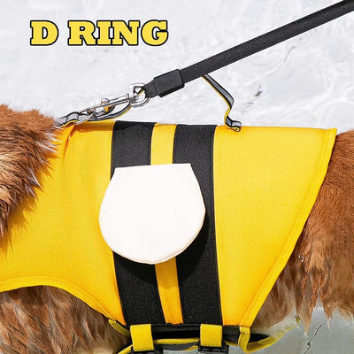 life jacket for small dog D ring