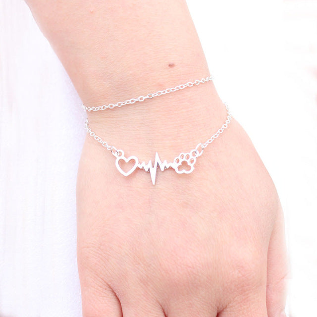 Paw Heartbeat bracelet
