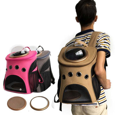 Transparent and Breathable Bubble Pet Backpack