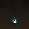Glow in the Dark Puppy Paws Necklace