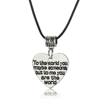 Love Rescue Dogs Necklace Set