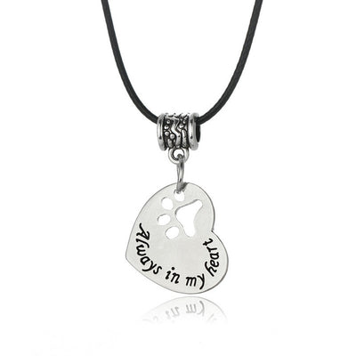 Love Rescue Dogs Necklace Set