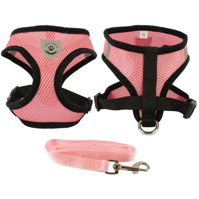Breathable Harness For Small Dog with Free Leash